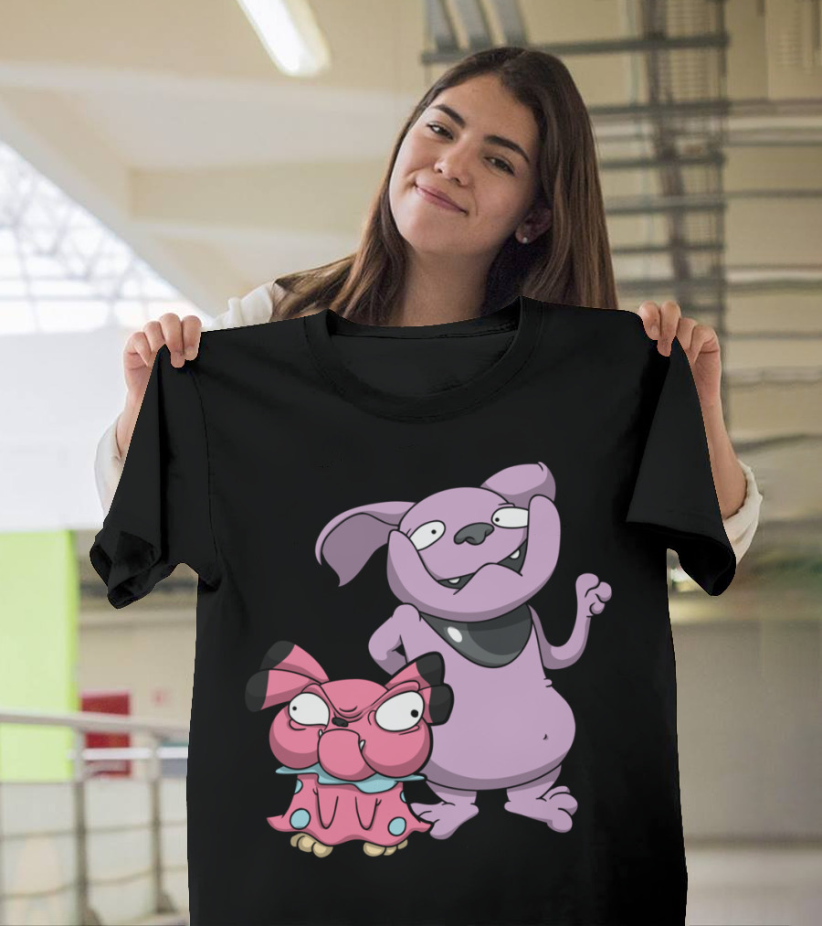 Cutey Bulldogs Snubbull and Granbull Pokémon Fan T-Shirt