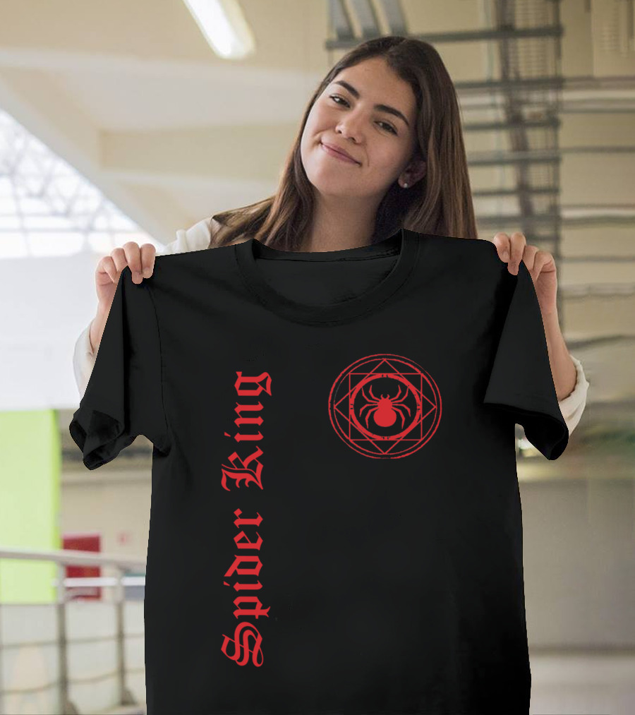Spider King Gothic Red Emblem T-Shirt