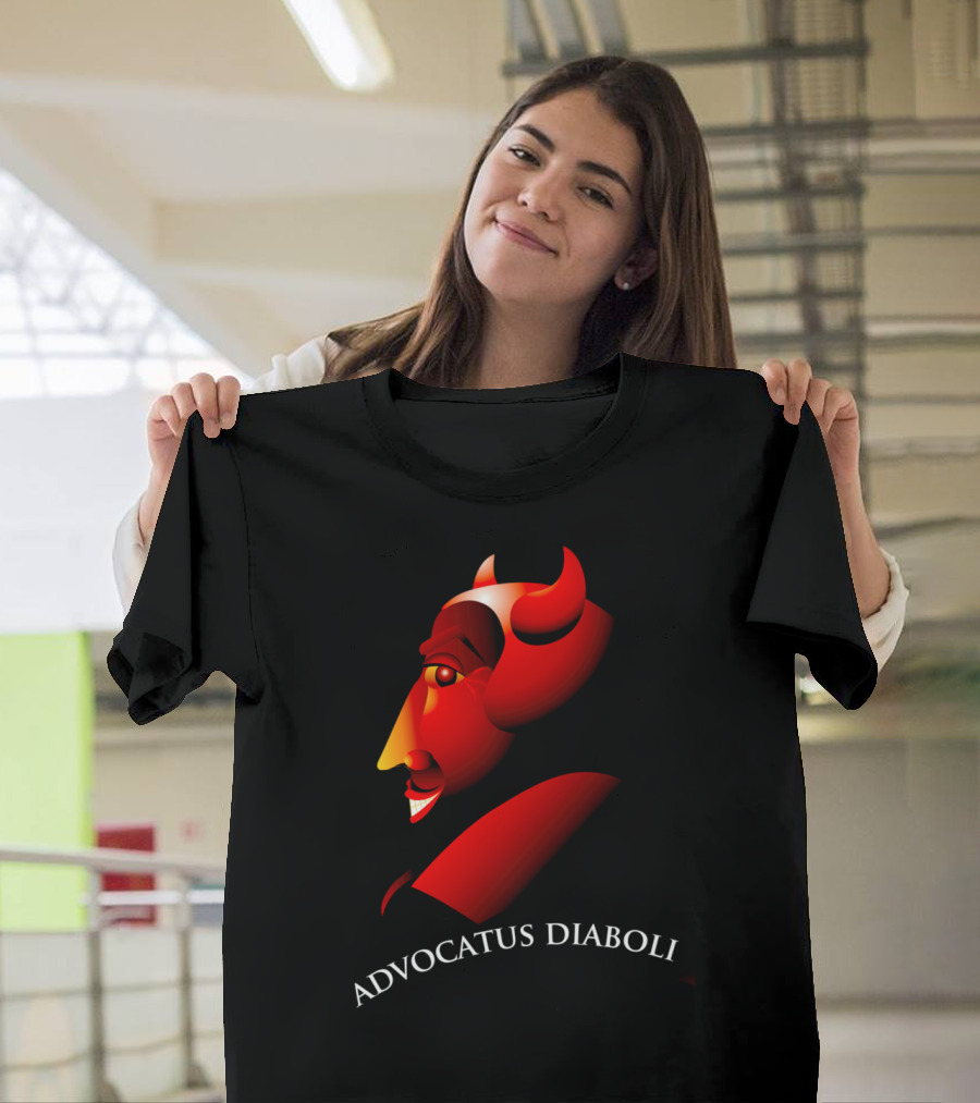 Advocatus Diaboli Red Horned Devil Profile T-Shirt