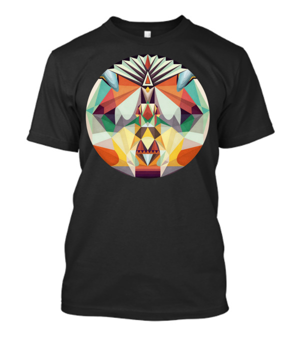 Going Somewhere Geometric Abstract Kaleidoscope T-Shirt