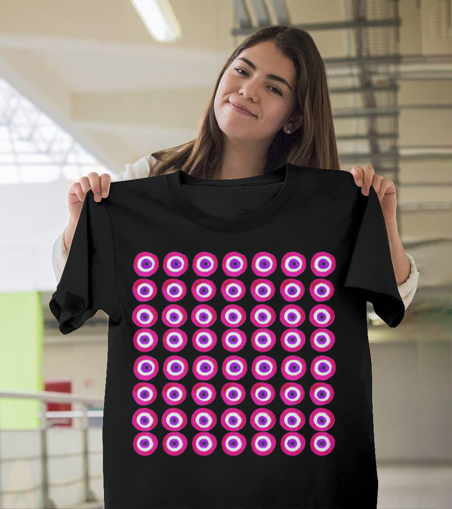 Evil Eye Amulet Talisman Pink T-Shirt