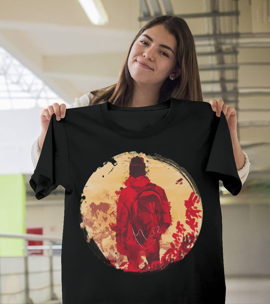 Wander Child Hiking Adventure in Red Forest T-Shirt