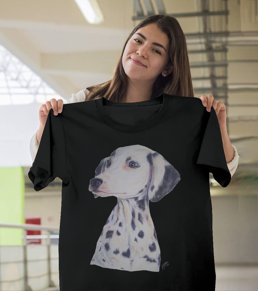 Dalmatian Dog Realistic T-Shirt