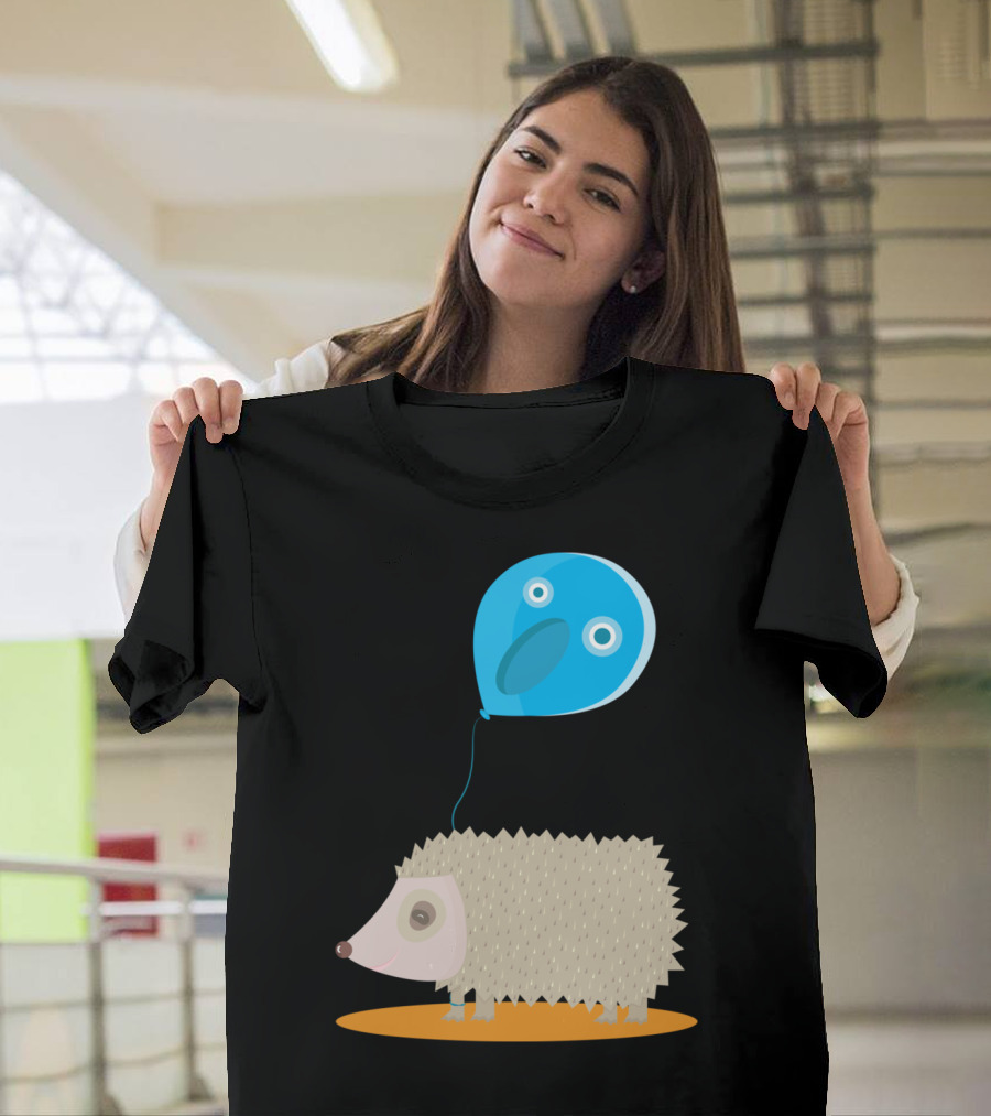 Friends Forever Hedgehog and Blue Balloon Fun T-Shirt