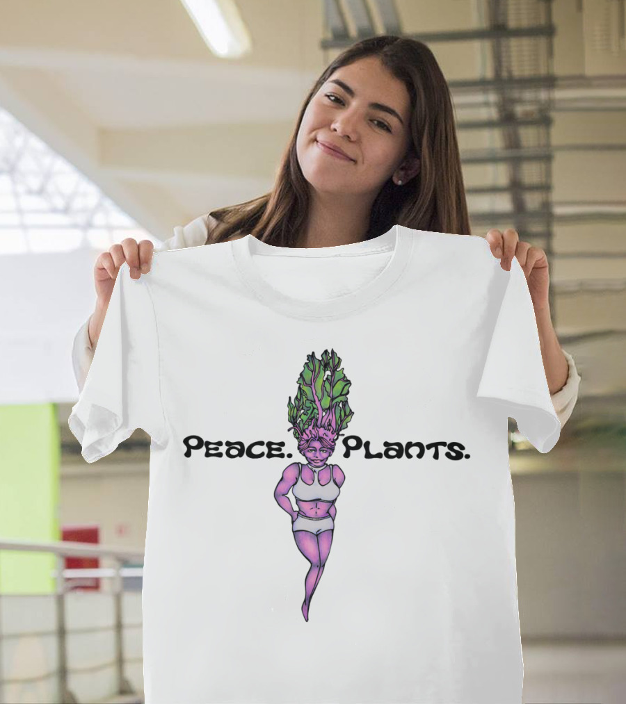 Peace Plants Beet Veggie Girl T-Shirt