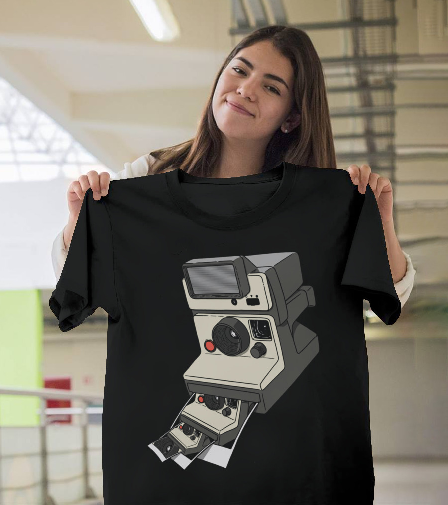 Cam Ception Infinite Polaroid Camera Photography T-Shirt