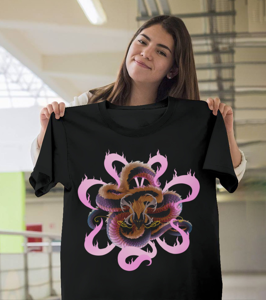 Whereabouts Of The Heart ~ Pure Furies Serpentine Flame T-Shirt
