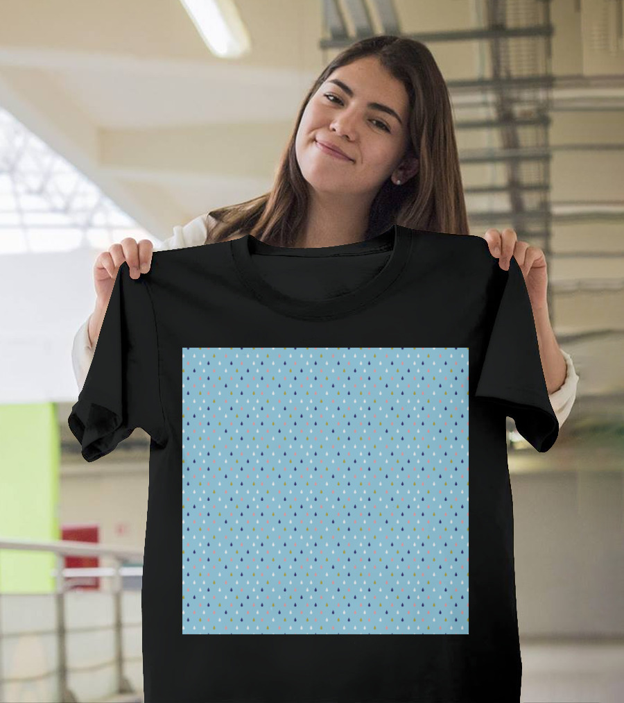 Colorful Raindrops In Summer T-Shirt