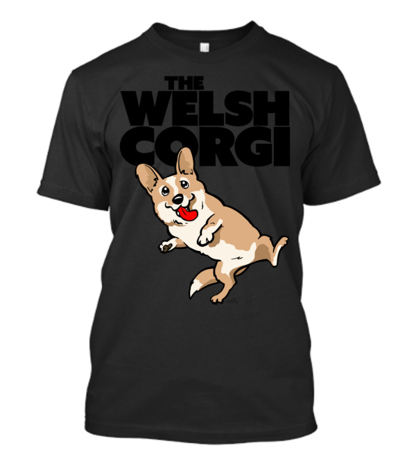 THE WELSH CORGI Funny Corgi Cartoon Dog T-Shirt