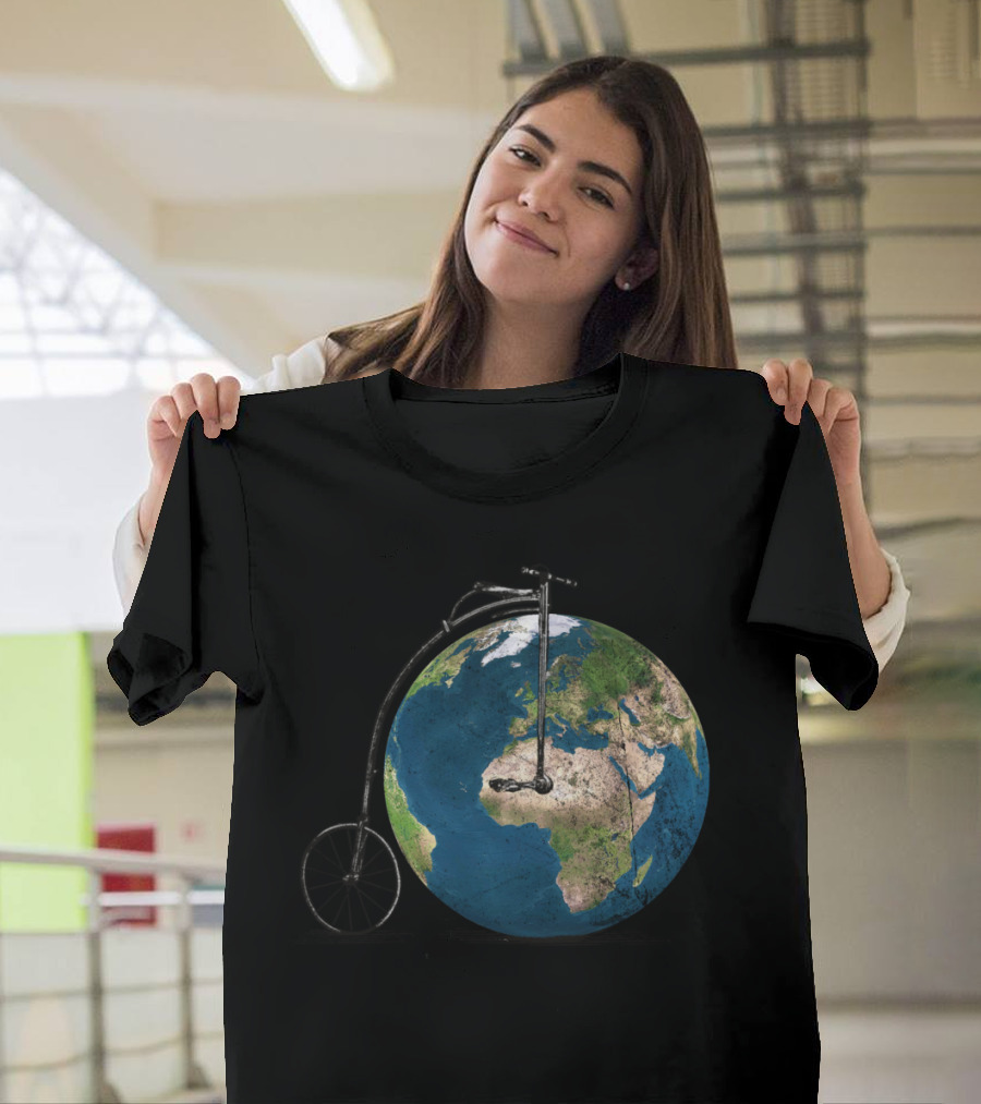 In Your Hand Bicycle Earth T-Shirt