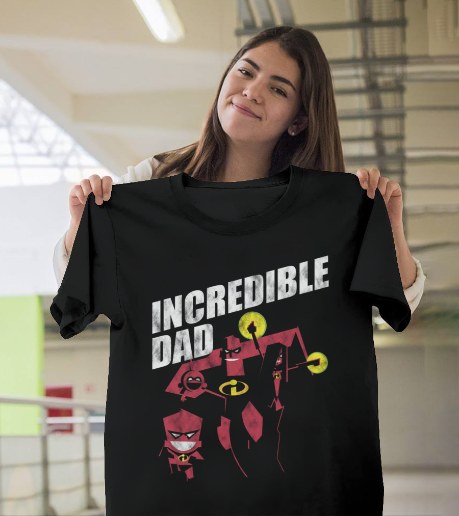 Incredible Dad Superhero Family T-Shirt