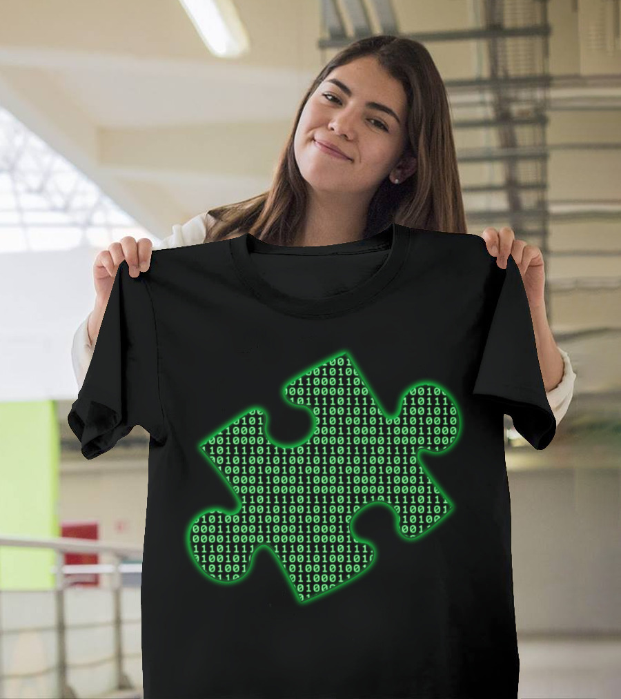 Piece Of Information Binary Puzzle T-Shirt