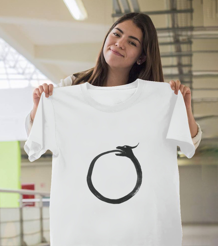 Dragon Ouroboros Snake Eating Tail T-Shirt