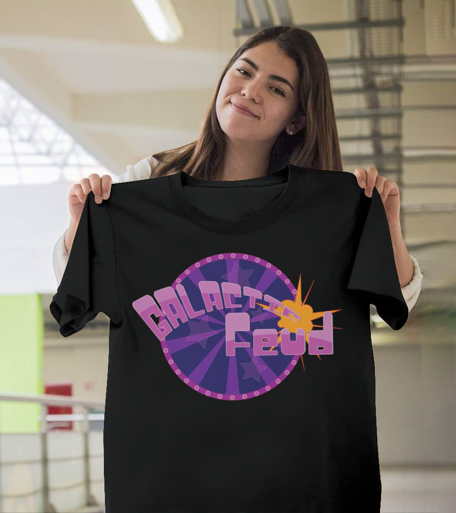 GALACTIC FEUD Cosmic Starburst Showdown T-Shirt