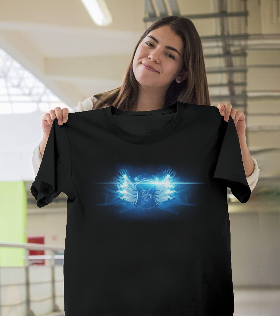 Yasuo Icon Blue Aura Winged Emblem T-Shirt