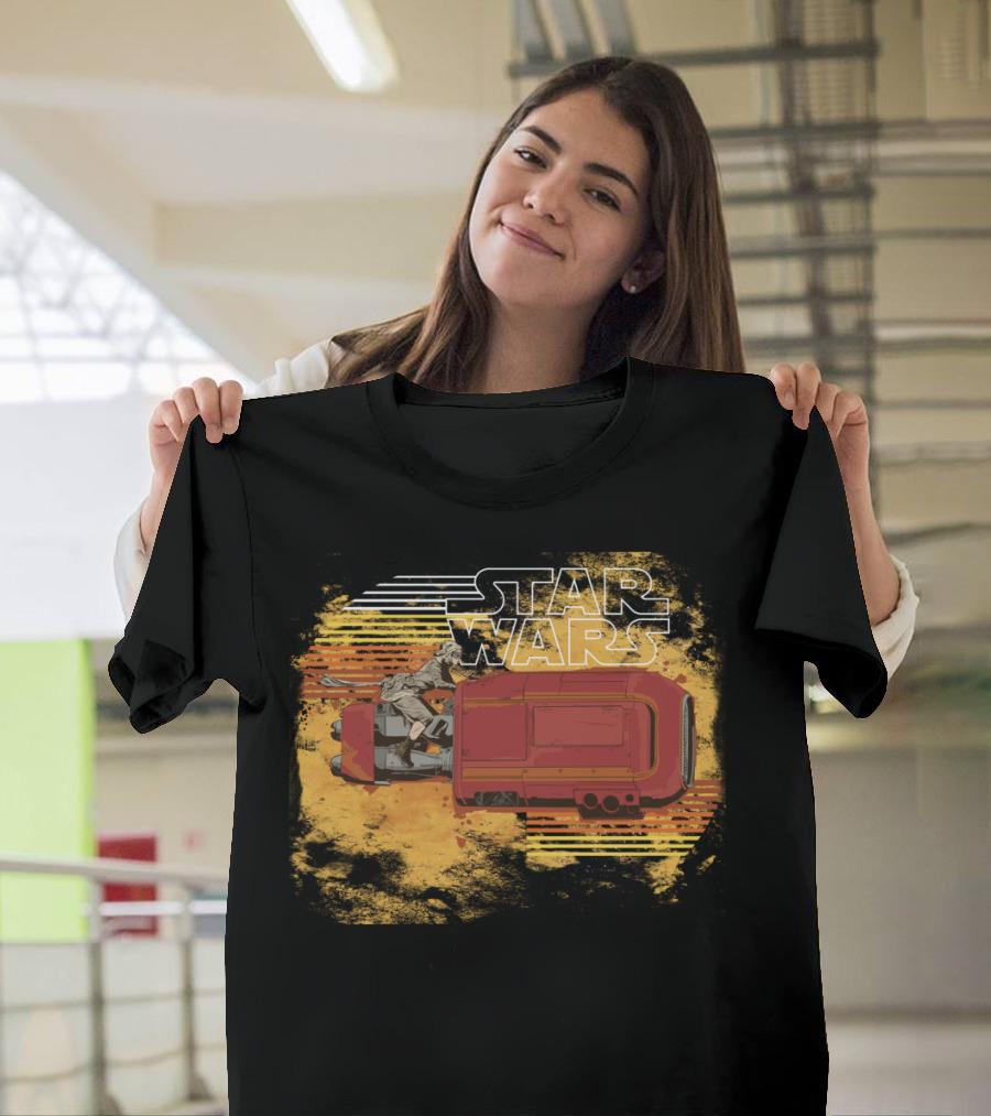 Star Wars Jakku Speeder Adventure Across the Desert T-Shirt