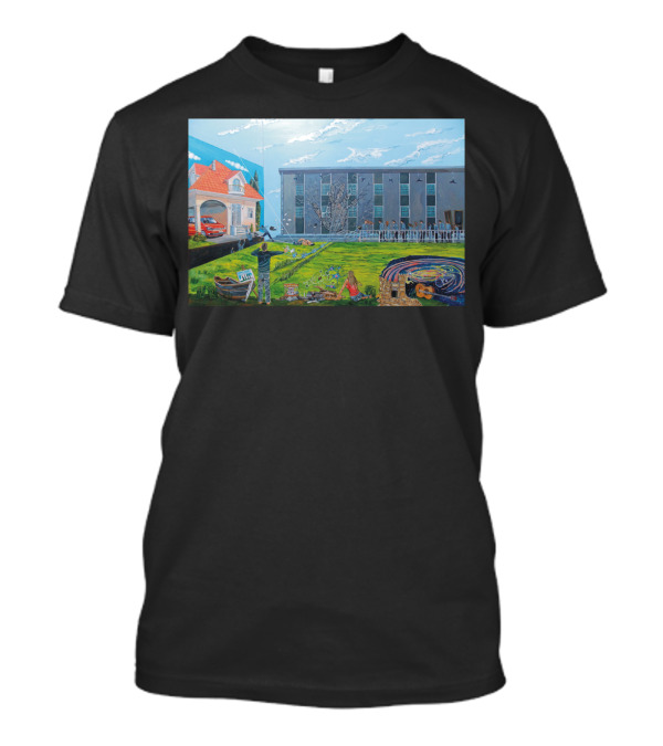 Act Against The Contemporary Ideal Of Pos Realistic Suburban Life Scene T-Shirt