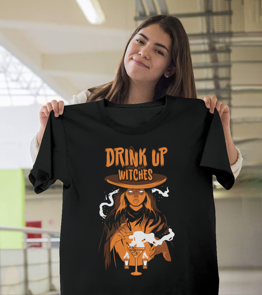 DRINK UP WITCHES Halloween Potion Aesthetic T-Shirt
