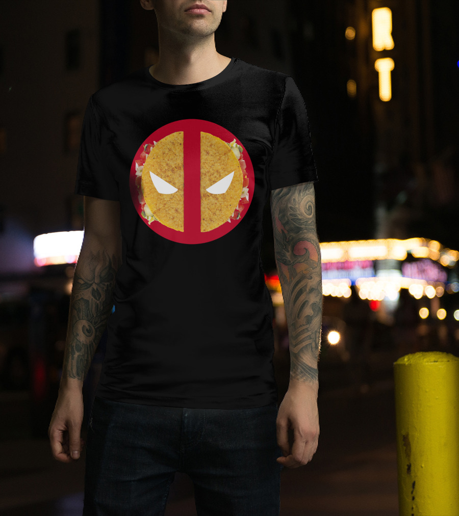 Deadpool Taco Mask T-Shirt