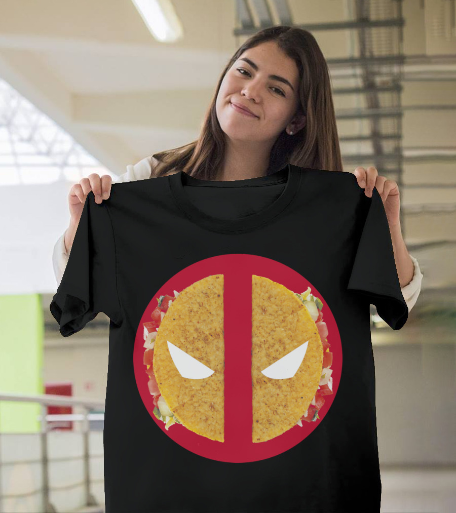 Deadpool Taco Mask T-Shirt