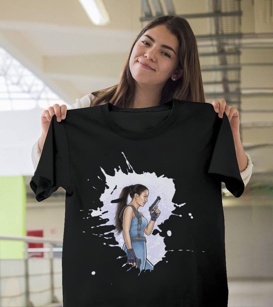 Girl With The Gun Iconic Adventurer Profile T-Shirt