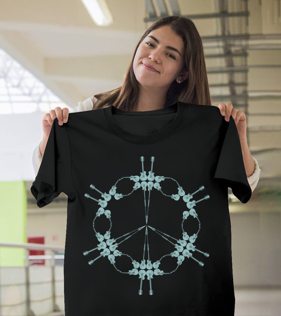 Guitars Forming Peace T-Shirt