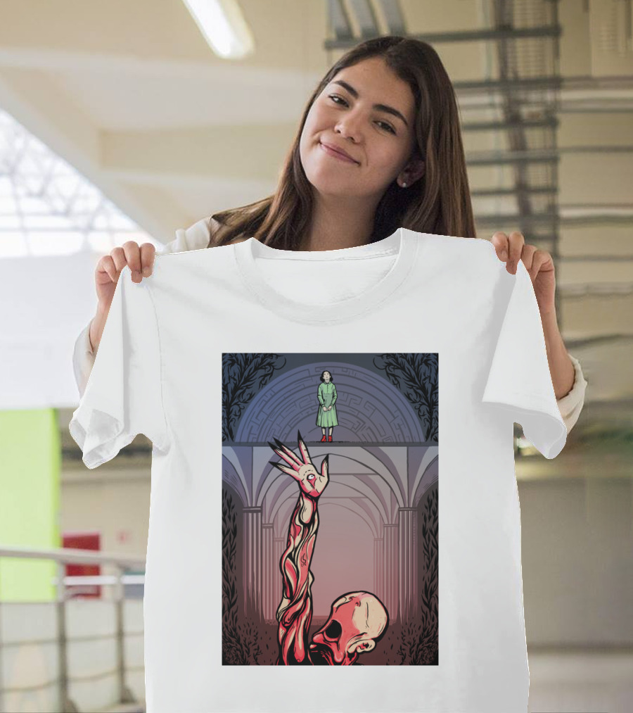 Ophelia and the Pale Man in the Underground Labyrinth T-Shirt