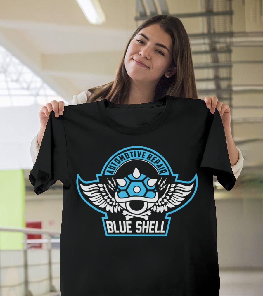 Automotive Repair Blue Shell T-Shirt