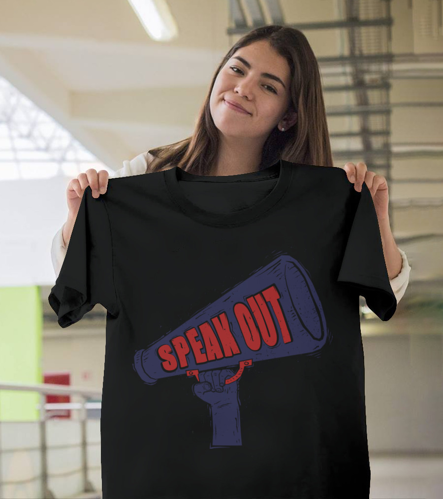Speak Out Megaphone T-Shirt
