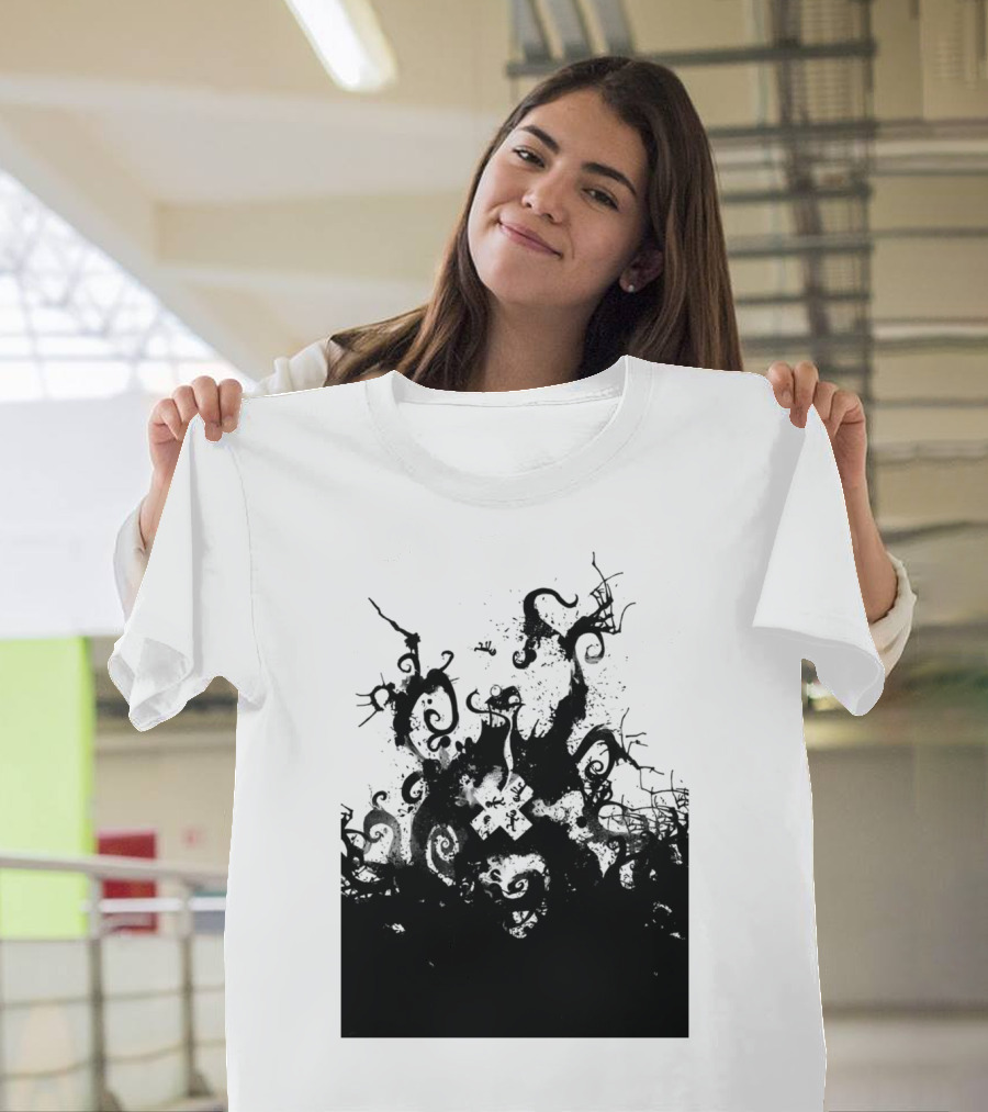 Dye Hard Twisting Tendrils in Abstract Chaos T-Shirt