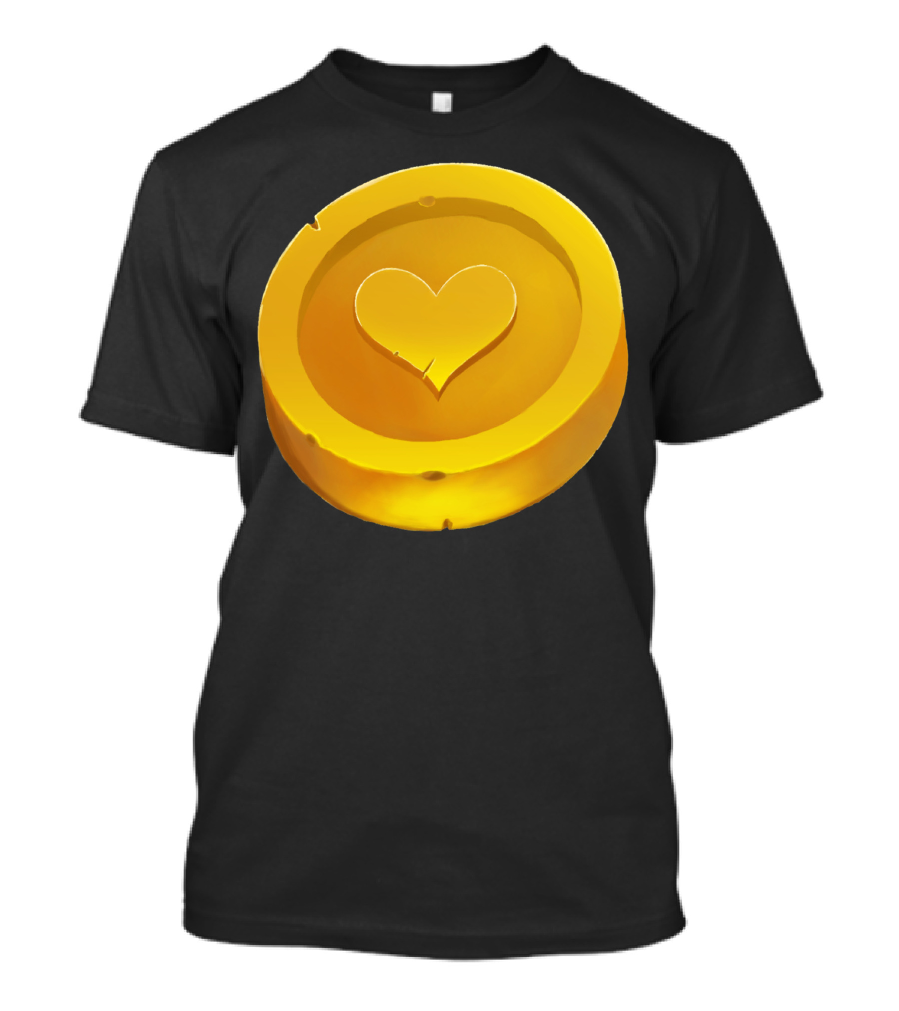 Golden Heart Coin Enchantment T-Shirt