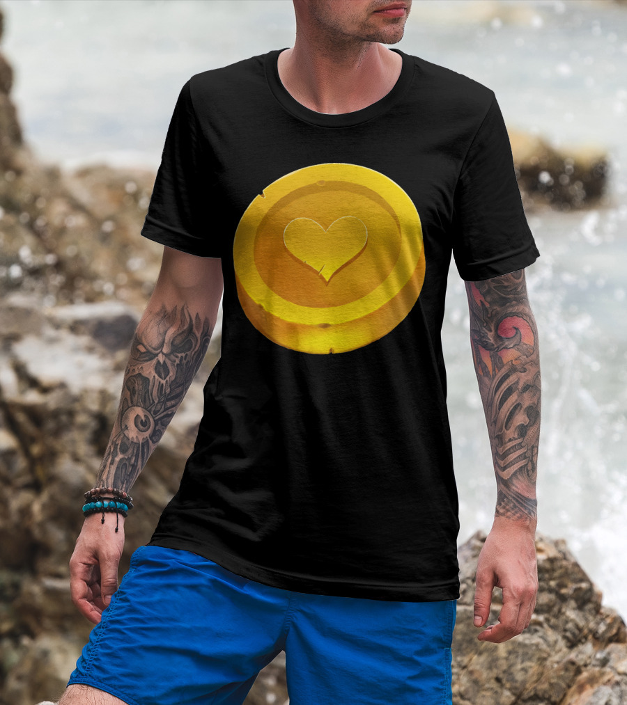 Golden Heart Coin Enchantment T-Shirt