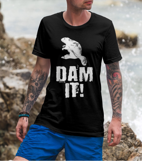 DAM IT Funny Beaver 1671 T-Shirt