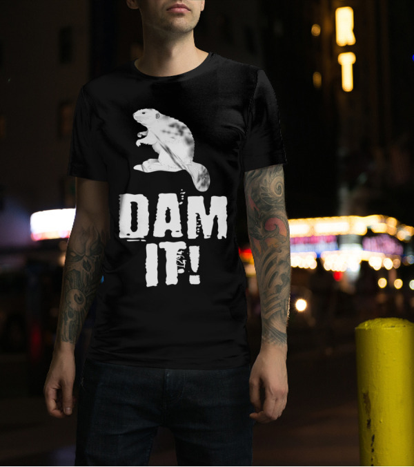 DAM IT Funny Beaver 1671 T-Shirt