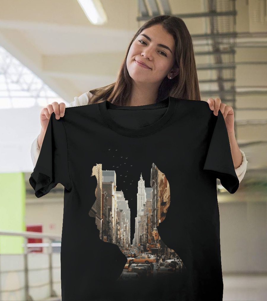 Keeping An Open Mind City Silhouette Urban Exploration T-Shirt