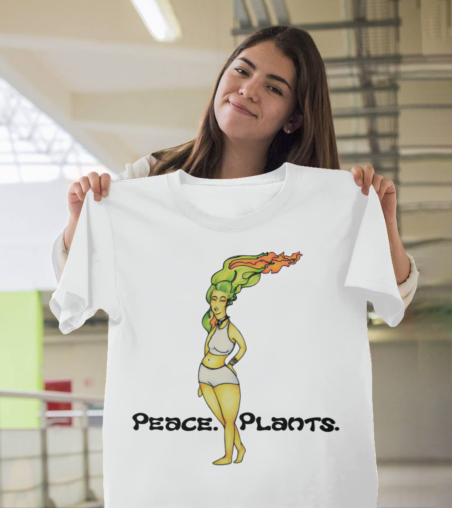 Peace Plants Squash Veggie Girl T-Shirt