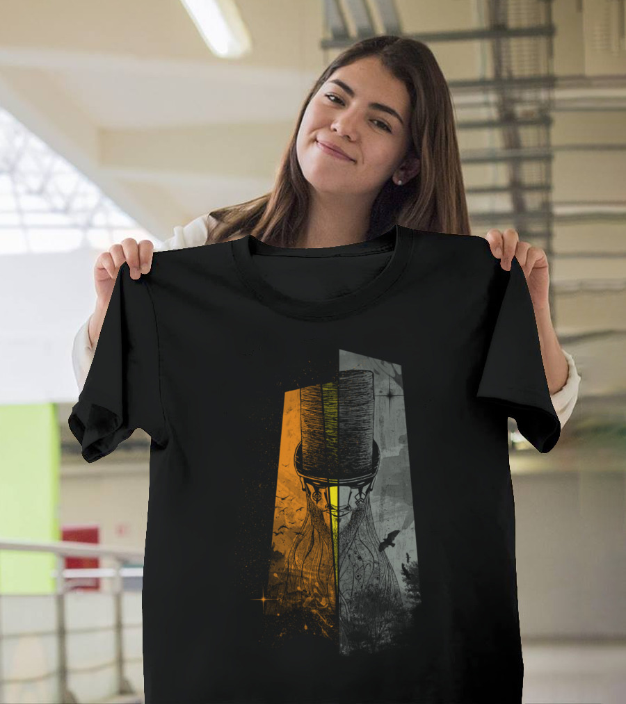 Preacher Man Mysterious Top Hat and Tentacles Dark Artistic T-Shirt