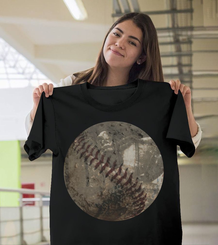 Big League Dreams Weathered Baseball Vintage Aesthetic T-Shirt