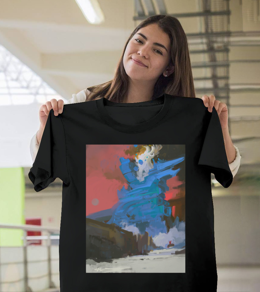 Kit The Red Rabbit Space Essence Majestic Blue Neon Structure T-Shirt
