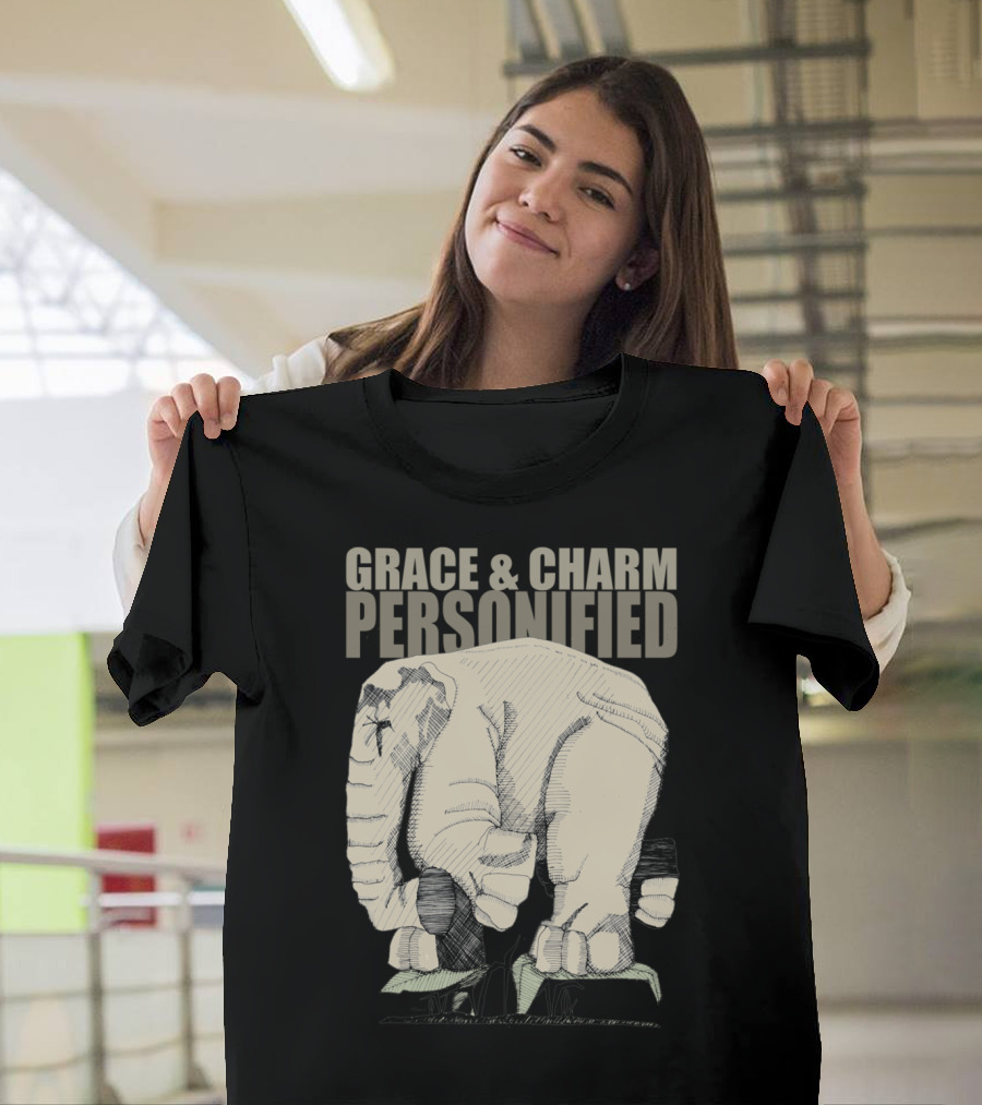 Grace and Charm Personified Elephant T-Shirt