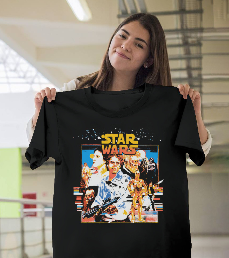 Star Wars Episode IV Characters Iconic T-Shirt