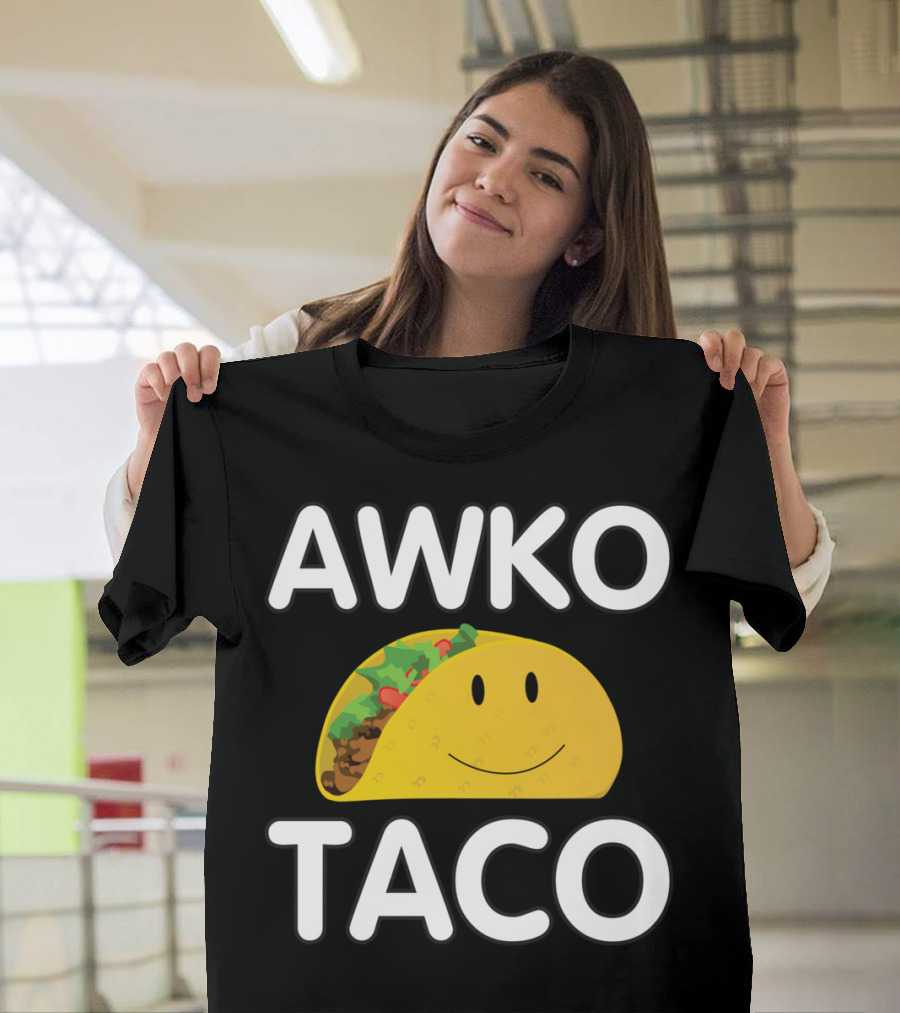 Awko Taco Awkward Mexican Food Burrito T-Shirt