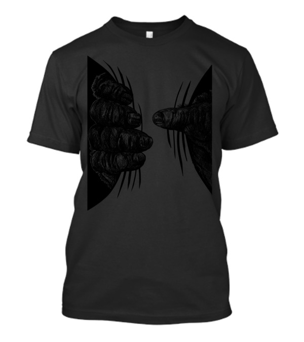 Great Ape Squeezing Hands T-Shirt