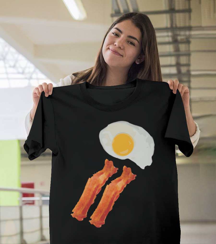 Egg And Bacon Rocket Breakfast Launch T-Shirt
