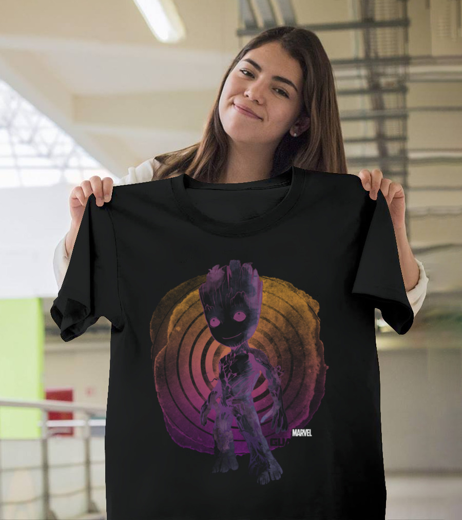 Marvel Guardians of the Galaxy Vol. 2 Baby Groot Swirl T-Shirt