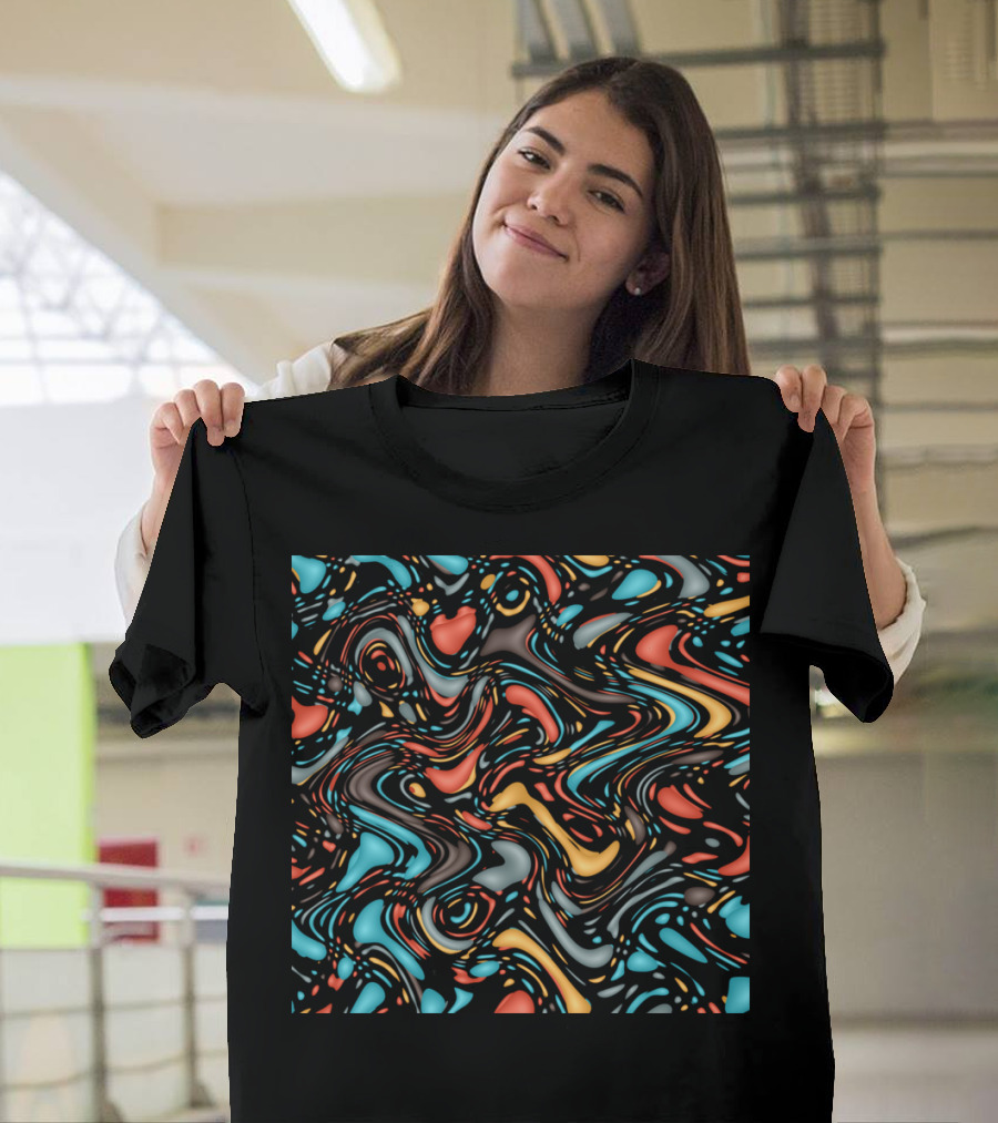 Stirred Colors Psychedelic Swirl T-Shirt
