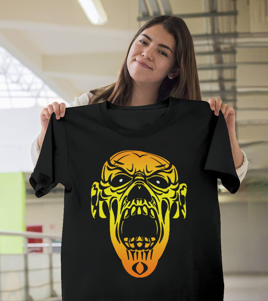 Biter Vampire Skull Face Horror T-Shirt