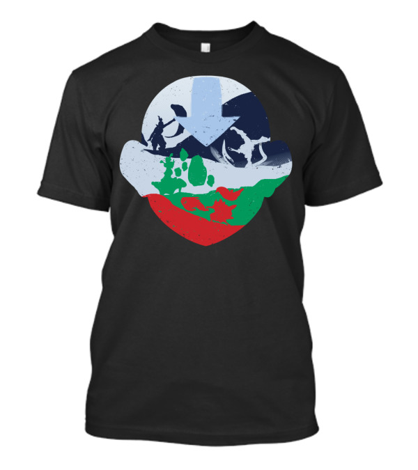 Avatar Elements Within Water Earth Fire Air T-Shirt