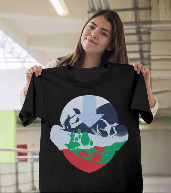 Avatar Elements Within Water Earth Fire Air T-Shirt
