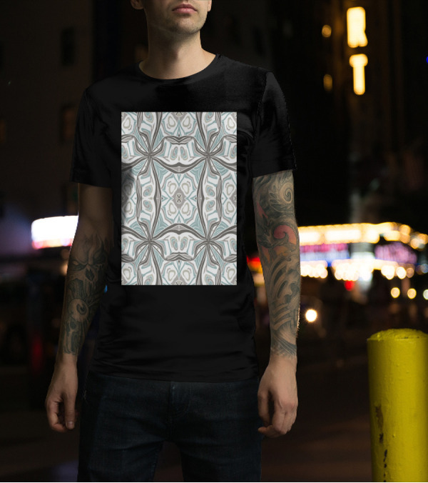 Strata Grey Fleur Chas Geometric T-Shirt